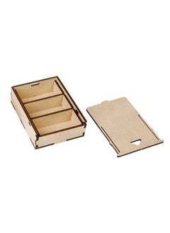 The Broken Token The Broken Token Card Size Bit Box for CCG Expansion - Wood Organizer with Two Dividers for Cards, Tokens, Markers  - Image 4