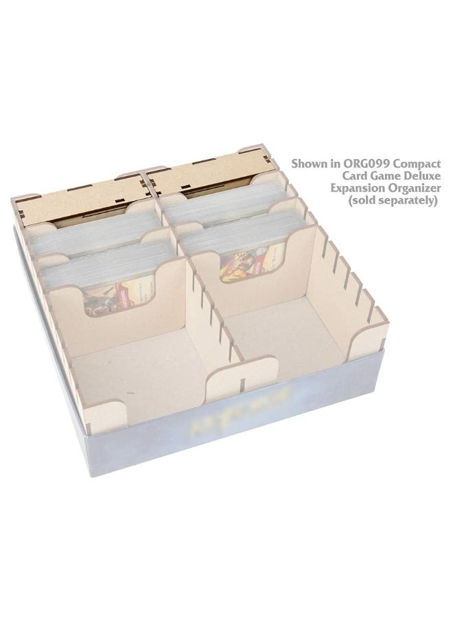 The Broken Token - The Broken Token Card Size Bit Box for CCG Expansion - Wood Organizer with Two Dividers for Cards, Tokens, Markers - Image 1