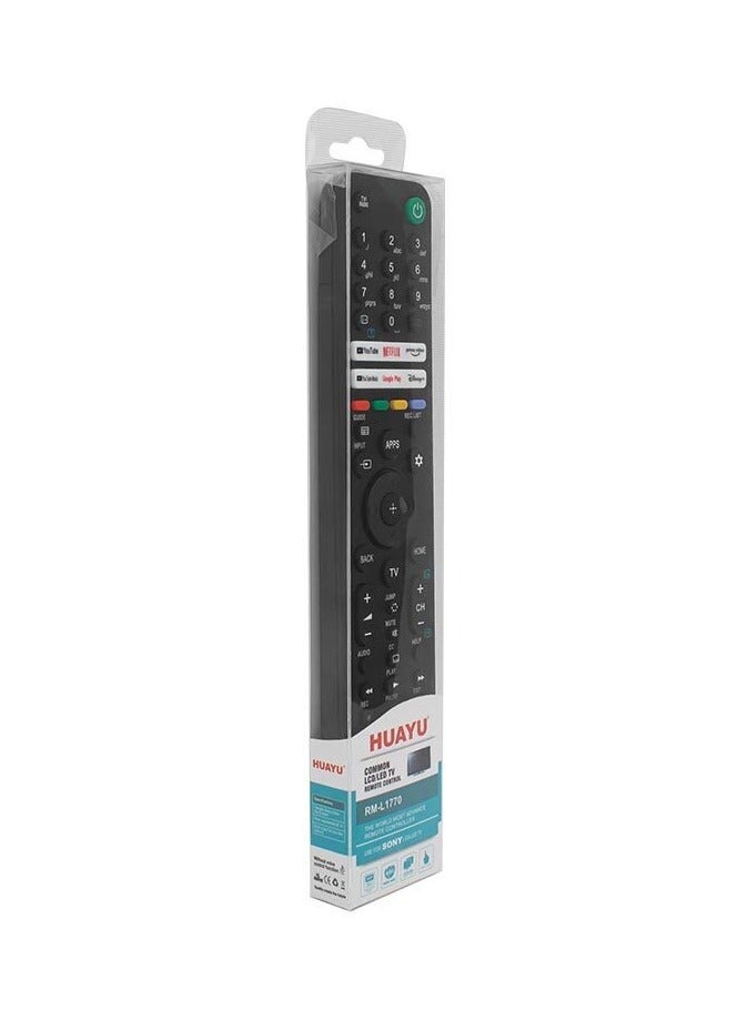 HUAYU RM-L1770 Universal TV Remote Control with Dedicated YouTube, Netflix & Disney+ Shortcut Buttons – Compatible with Multiple TV Brands | Easy Programming, Ergonomic Design, Long Battery Life | Perfect Replacement Remote for Smart TVs and More - Image 2