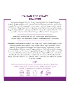 Italian Red Grape Shampoo 8 Fl Ounce Pack Of 2 Protection For Color Treated Hair Antioxidants Healthier & Smoother Vitamin B5 Sugar & Coconut Oil Cleansers - pzsku/Z507FDA449E41811D065CZ/45/_/1688712147/25ef3dcc-064d-4b44-b48a-e50771dbb1c0