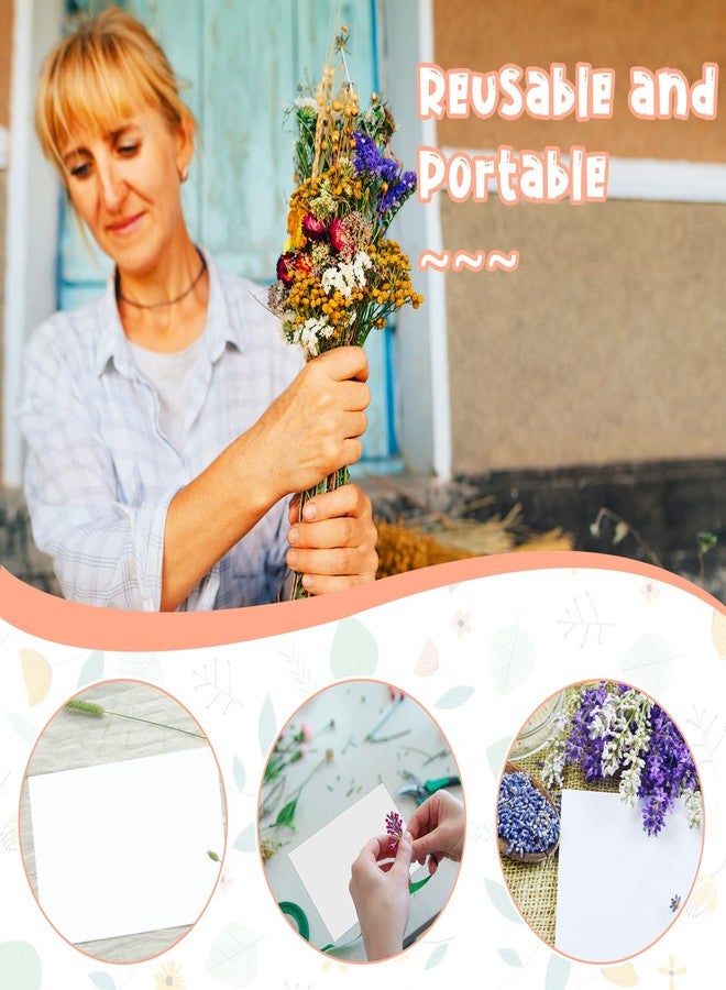 مينبلان 30 قطعة من ورق النشاف لطباعة الزهور، ورق نشاف كبير A4 لطباعة الزهور، ورق نشاف عالي الامتصاص، ورق قابل لإعادة الاستخدام، ورق بطانة قابل لإعادة التعبئة، لصنع سجل القصاصات الفني، 11.81 × 7.87 بوصة - Image 4