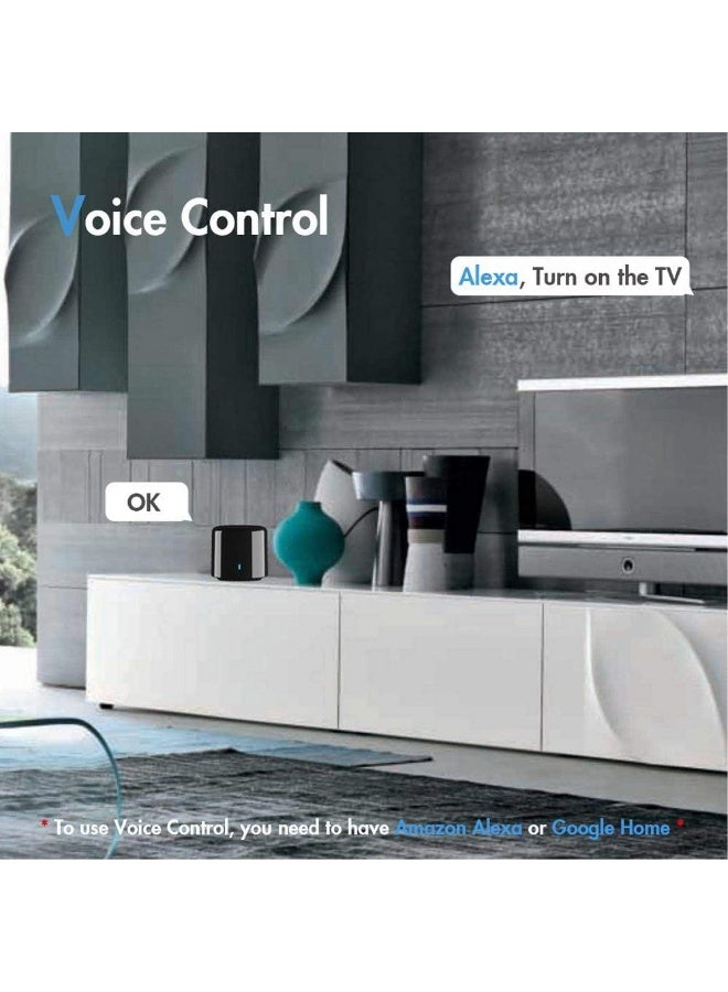 Universal WiFi + IR Remote Control Hub – Smart Home Controller Compatible with Alexa & Google Home – Fast & Easy Setup - Image 2