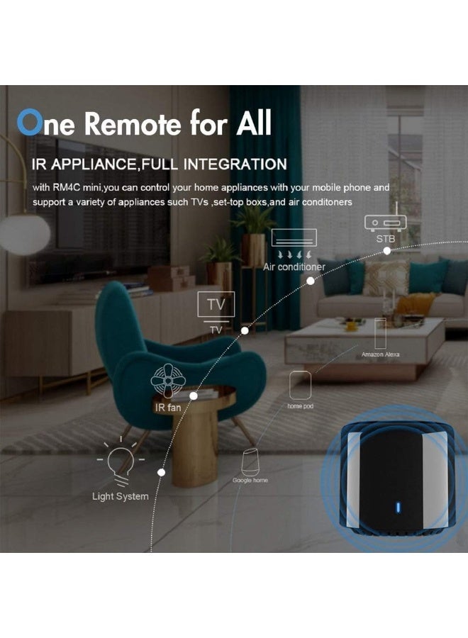 Universal WiFi + IR Remote Control Hub – Smart Home Controller Compatible with Alexa & Google Home – Fast & Easy Setup - Image 3