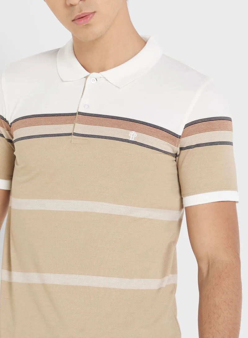 Robert Wood Short Sleeve Polo Shirt