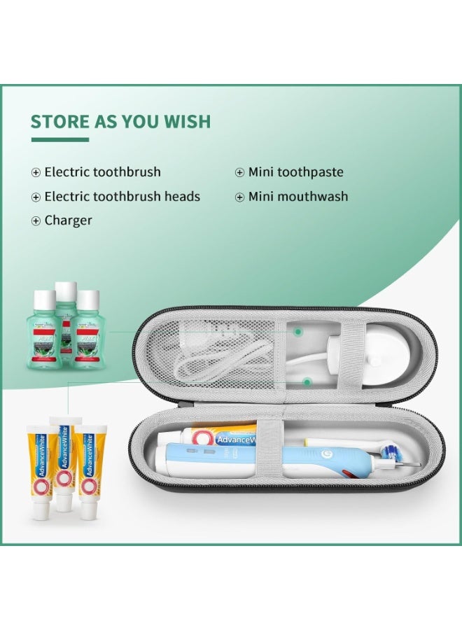 Electric Toothbrush Travel Case, Hard Storage Case, Fits for OralB OralB Pro Philips Sonicare Electric Toothbrush - Image 3