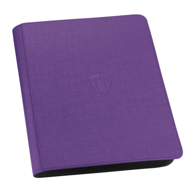 TCGUARD Toploader BinderHolds 216 Toploaders9 Pocket Top Loader Binder with Sleeves for 3x4 Rigid Toploaders Hard CasesTop loader Binders for TCG MTG Card Binder Trading Cards BinderPurple - Image 2