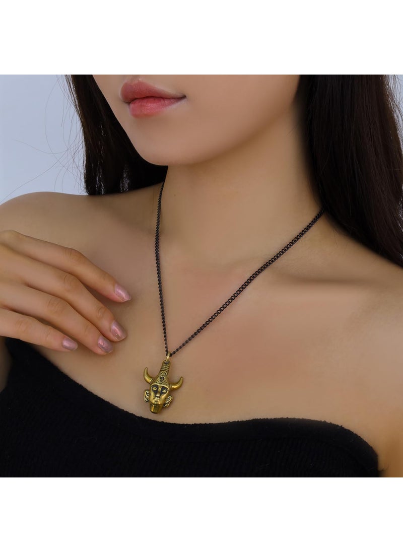 Niche-Finds Niche-Finds Supernatural Inspired FULL 3D Samulet Dean's Amulet STAINLESS STEEL Protective Deans Necklace Deans Pendant Dean Winchester Mask Two Sideed  - Image 4