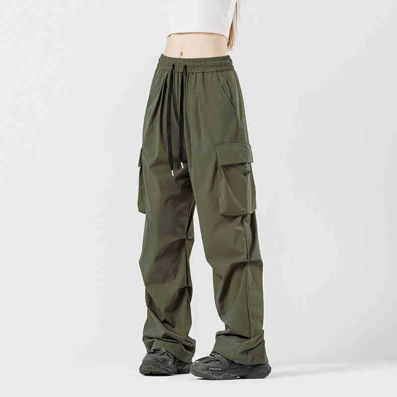 Wassup Paratrooper Pants For Men And Women Drawstring Trendy Brand Rushforward Pants Loose Sports Casual Wide Leg Pants - Image 1