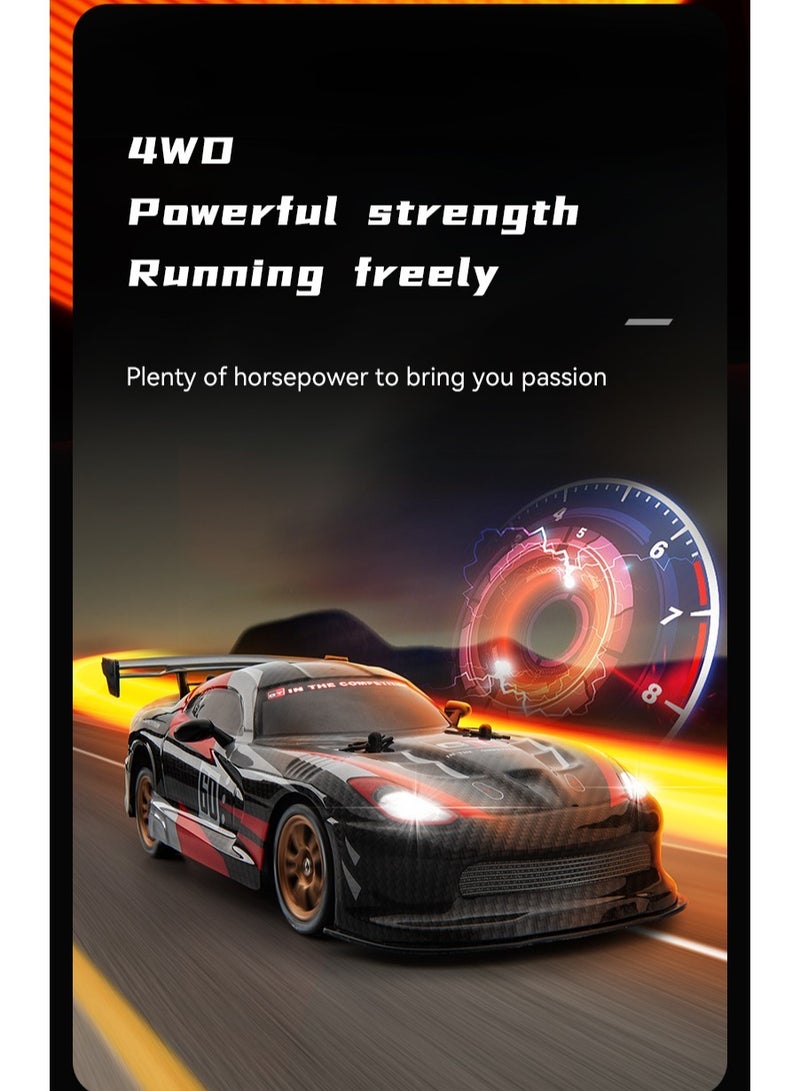 AROAQ Q116 2.4Ghz 360 Degree Racing Drift RC Car Remote Control High Speed Car Black  - Image 4