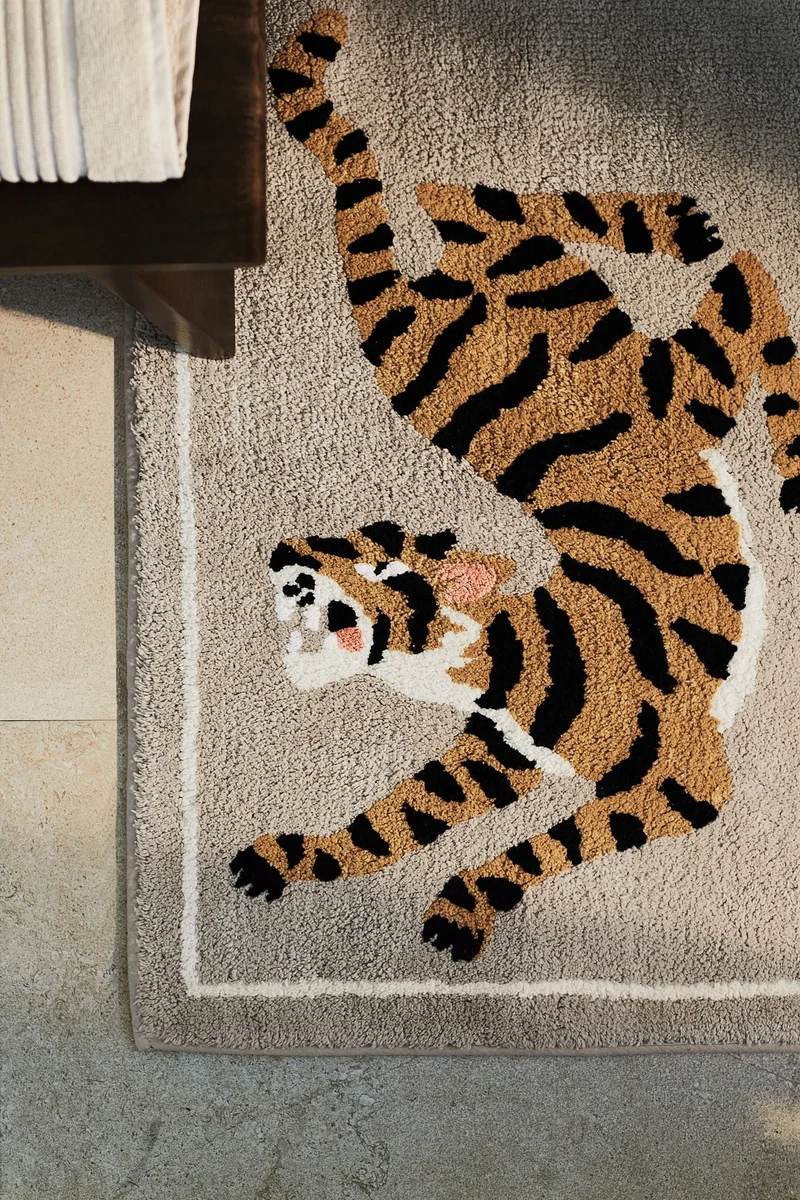 اتش اند ام Cotton bath mat