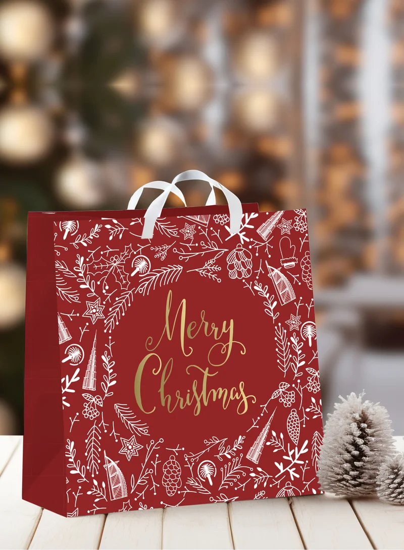 شير ذا لوف  حقيبة هدايا عيد ميلاد مجيد في الإمارات العربية المتحدة | كبيرة  - حجم كبير لهدية مثالية في الأعياد
