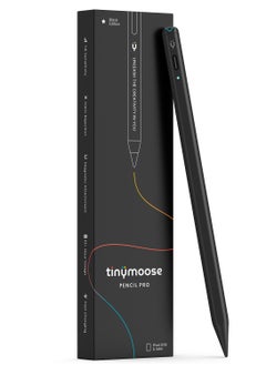 TinyMoose Active Digital Stylus iPad Pen Pencil Pro with Fast Charging For Apple iPad 2018 and Later Black Edition  - Image 1