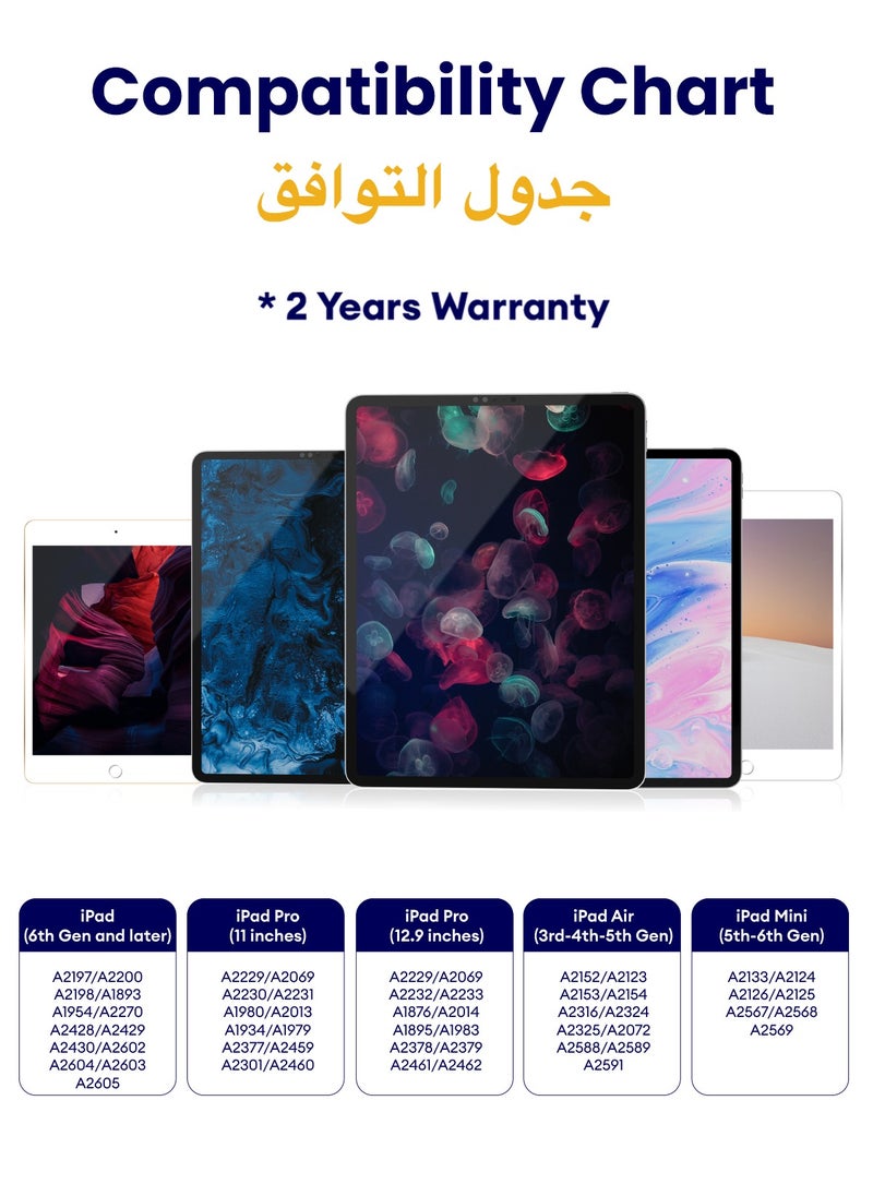 قلم ستايلس إلكتروني رقمي نشط ذكي لجهاز أبل ايباد 2018 وما بعد أسود - pzsku/Z5080859E14A14C43A87DZ/45/_/1730314302/33f9b5b6-3237-4525-8e3d-304f0955413d