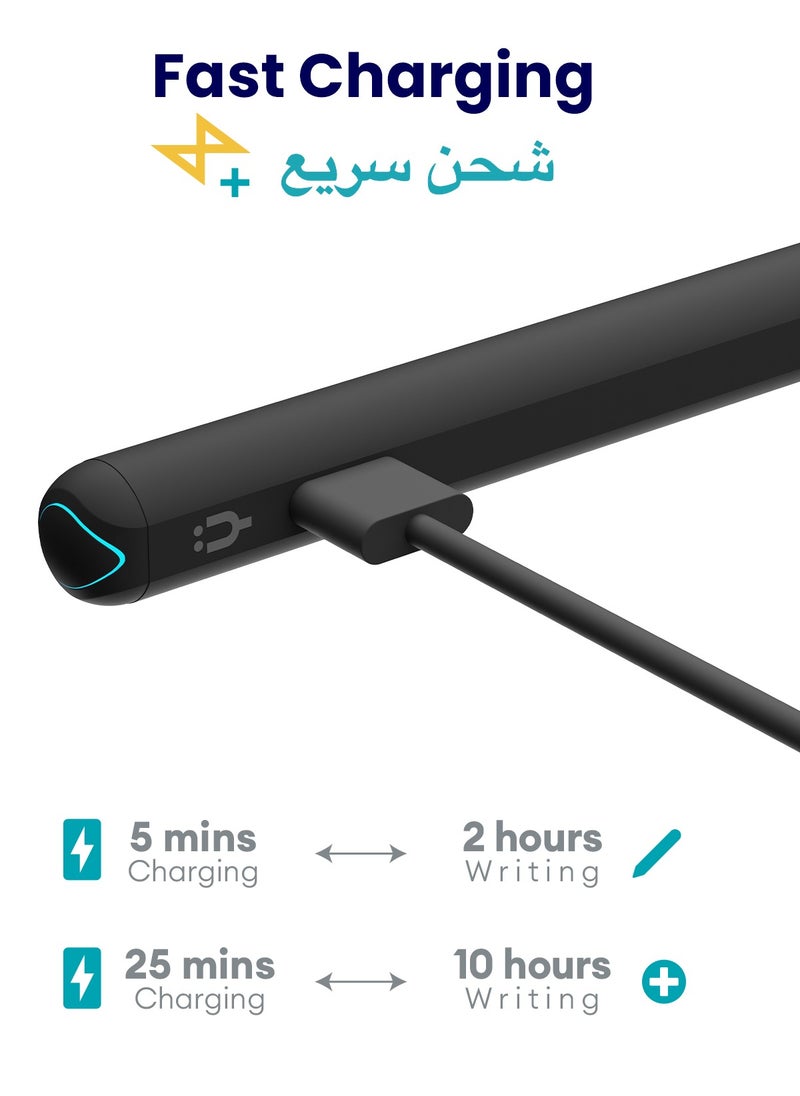 قلم ستايلس إلكتروني رقمي نشط ذكي لجهاز أبل ايباد 2018 وما بعد أسود - pzsku/Z5080859E14A14C43A87DZ/45/_/1730314304/a3c61237-3553-4e4a-9a0a-2ab222476649