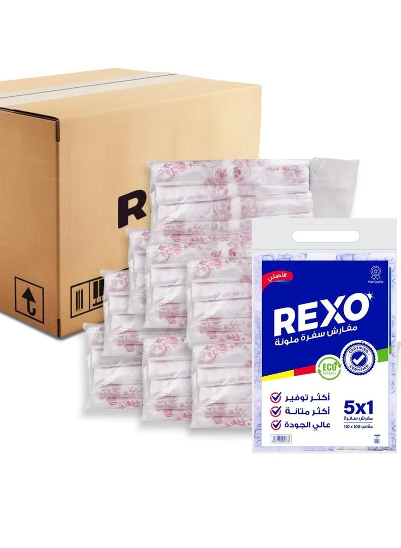 REXO Travel sheet carton, 10 bundles, each bundle contains 5 rolls, size 100*110 cm - Image 1