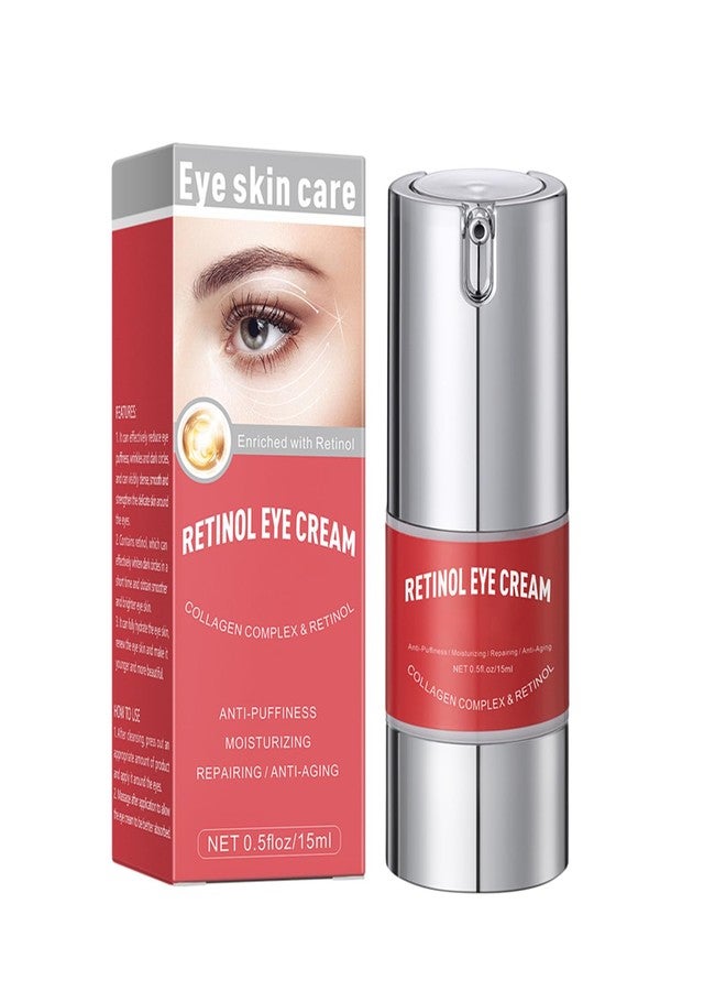 paminify Retinol Eye Cream for Dark Circles and Puffiness, Anti Aging Under Eye Cream Reduce Wrinkles Fine Lines, with Collagen and Hyaluronic Acid,Smooth and Hydrate,Suitable for Sensitive Skin - Image 1