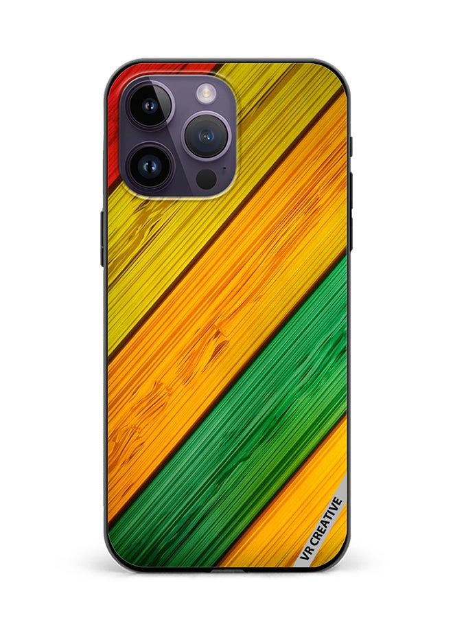 VR CREATIVE Protective Case Cover For Apple iPhone 15 Pro Max Texture Design Multicolour - Image 1