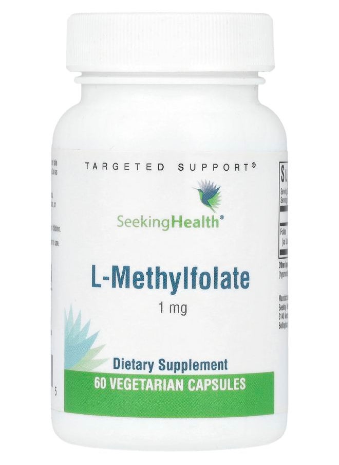 Seeking Health - L-Methylfolate 1 mg 60 Vegetarian Capsules - Image 1