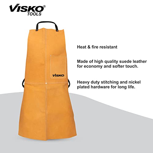 VISKO Tools Kit With Carpenter's Apron, Tool Belt With 5 Pockets, Welding Hand Gloves (VLB 024) - Image 3