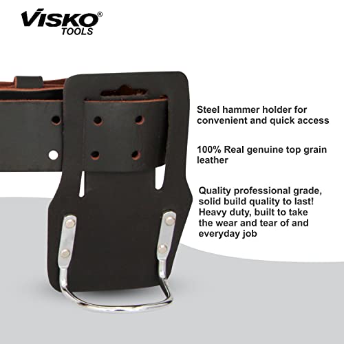 VISKO Tools Kit With Carpenter's Apron, Tool Belt With 5 Pockets, Welding Hand Gloves (VLB 024) - Image 2