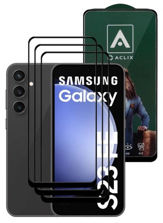 3 Pieces Antistatic ESD Dustproof Premium Quality High Definition Tempered Glass Screen Protector Designed For Samsung Galaxy S23 FE - pzsku/Z5080BDEA0933D6891B54Z/45/_/1722860477/a6219df6-f9f7-4304-81fc-284fdb62071c
