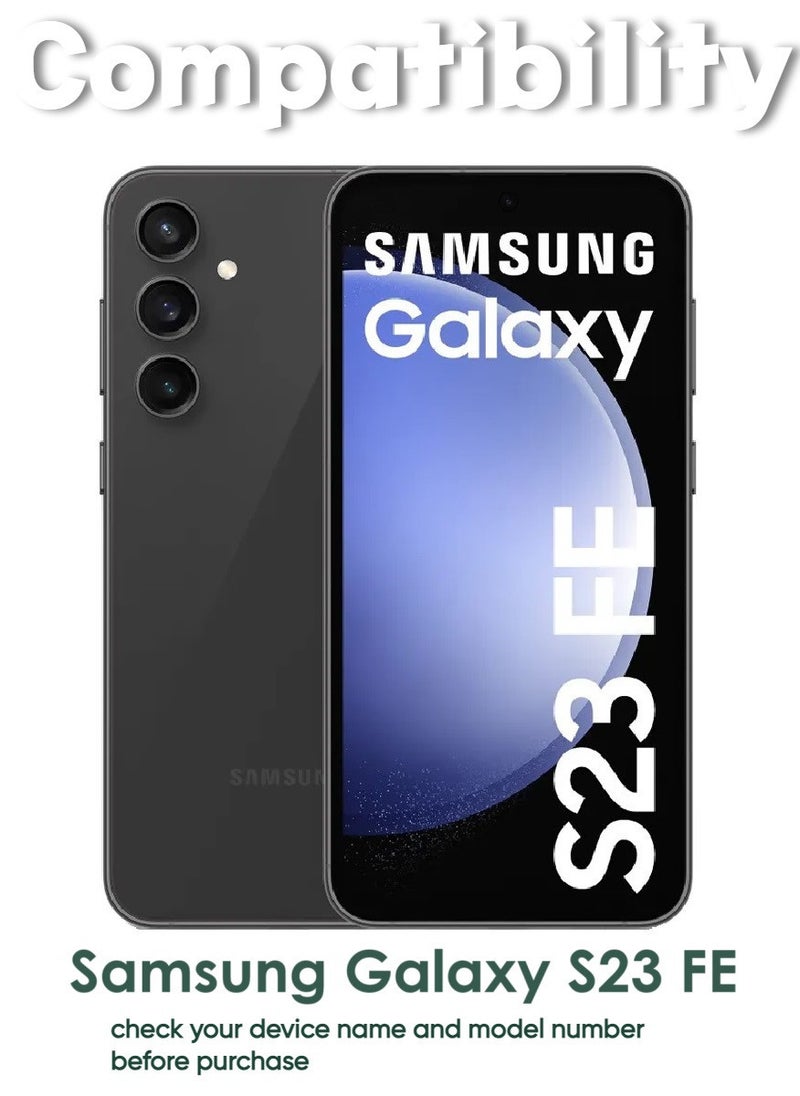 3 Pieces Antistatic ESD Dustproof Premium Quality High Definition Tempered Glass Screen Protector Designed For Samsung Galaxy S23 FE
