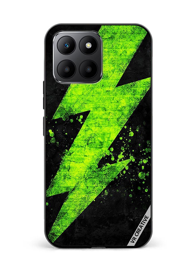 VR CREATIVE Protective Case Cover For Honor 70 Lite Green Electricity Design Multicolour - Image 1