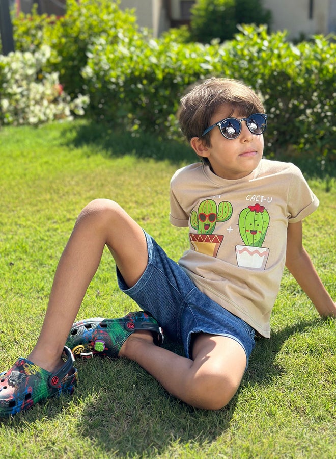 I + U = تي شيرت أمريكي