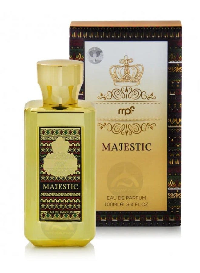 mpf Majestic Eau de Parfum - 100ml | Unisex Luxury Fragrance with Floral, Woody, and Amber Notes - Image 2