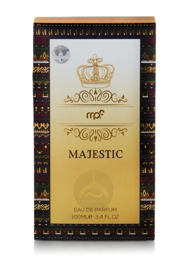 mpf Majestic Eau de Parfum - 100ml | Unisex Luxury Fragrance with Floral, Woody, and Amber Notes - Image 4