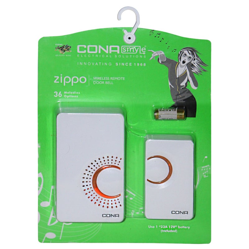 CONA Smyle Wireless Remote Door Bell (36 Tunes) - Image 2