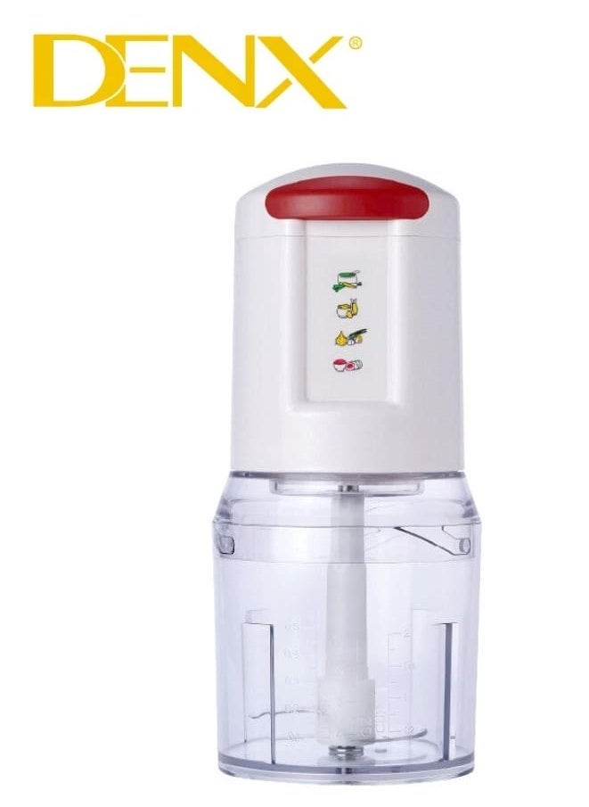 Denx Electric Meat And Onion Grinder, Capacity 500 Ml, Power 150 Watts - Image 1