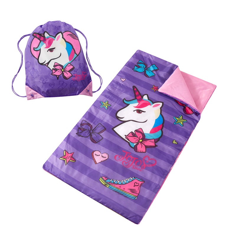 Idea Nuova Jojo Siwa Rainbow Unicorn Themed Sling bag Slumber Set - Image 2