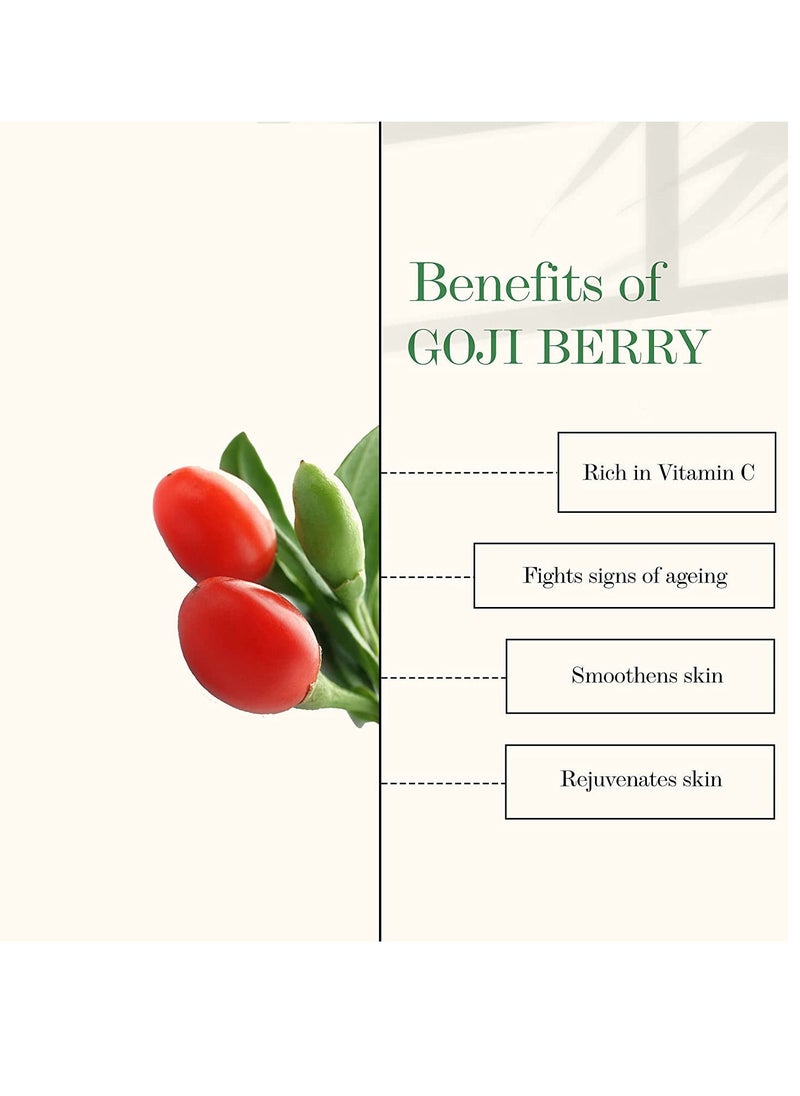 Good Vibes Good Vibes Vitamin C & Goji Berry Depigmentation & Wrinkle Balancing Face Serum, 10 ml Light Weight Formula With Anti Ageing Properties For All Skin Types, No Parabens, No Animal Testing  - Image 4