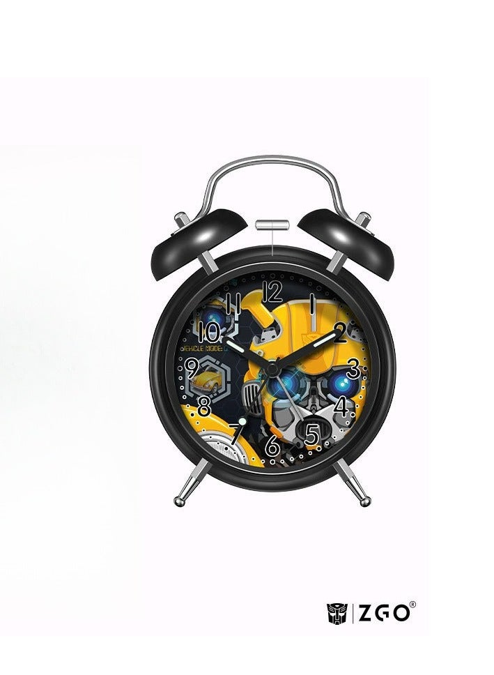 ZGO Children's Exclusive Silent Cartoon Bedside Clock, Bedroom Alarm Clock - Image 1