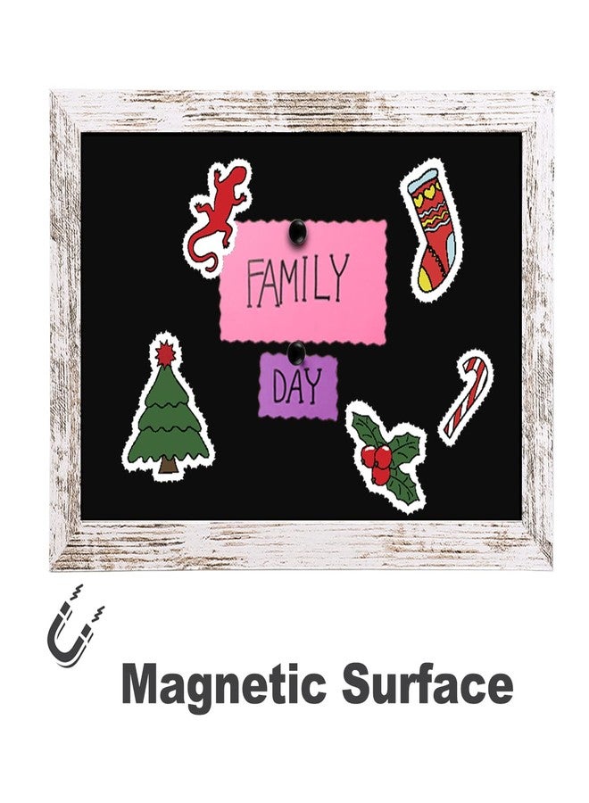 Umtiti Magnetic Surface Chalkboard, 8.7" * 12.6", Vintage White Wood Frame，Wall Black Board to Use at Home, Office, and Restaurant Sign，Chalkboard-WH2232-US - Image 4