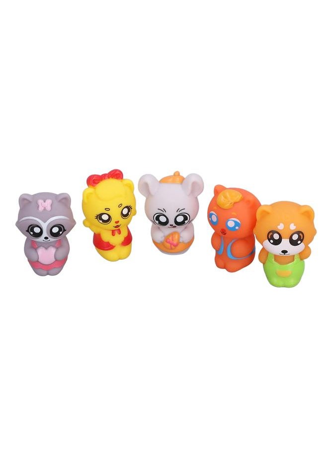 Thoraya - Animals Finger Puppet Set Playing Teaching Interactive Finger Puppets Bedtime Story Toy for Storytelling D - Image 1