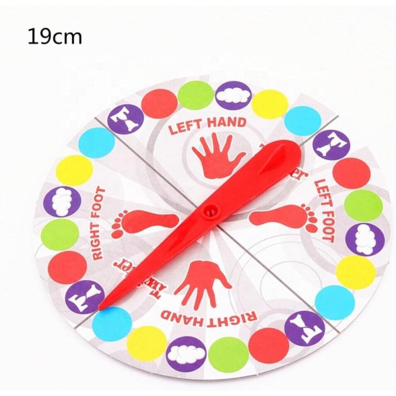 ZAMZIN Twister Classic Board Game for Kids & Adults, Fun Party Game for 2+ Players, Indoor/Outdoor Use, Includes Spinner and Large Play Mat, Safe & Durable, for Kids Age 6+, Educational - Image 3