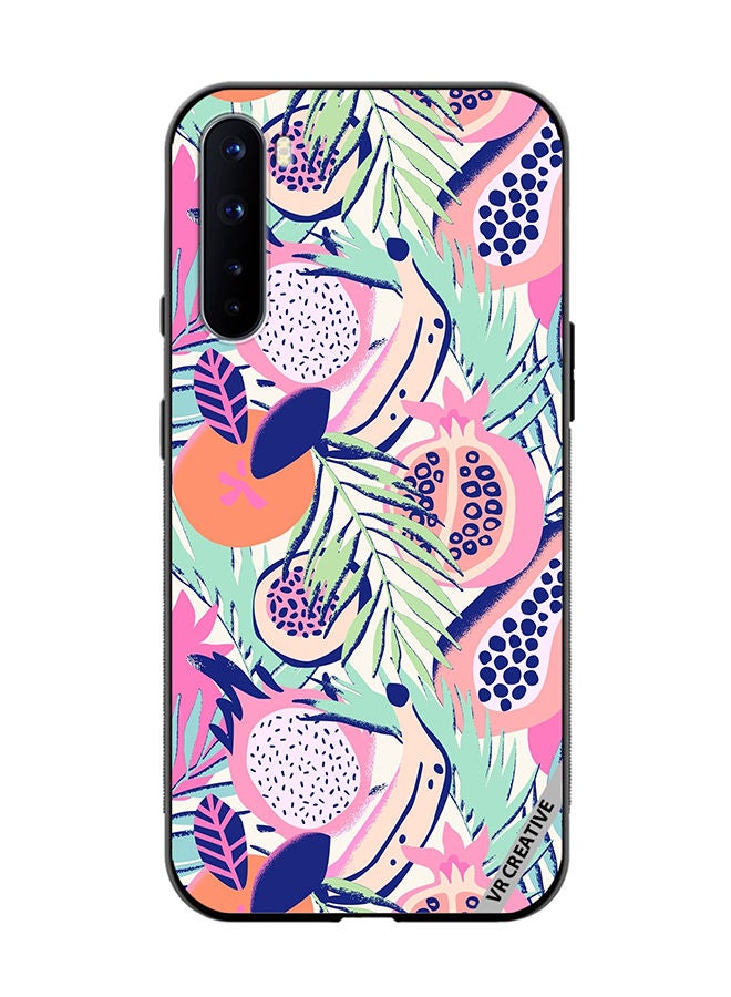 VR CREATIVE Protective Case Cover For OnePlus Nord Abstract Dragon Fruit Design Multicolour - Image 1