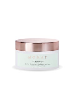 MONAT BE PURIFIED OilFree Moisturizer  Pore Refining Moisturizer for Deep Hydration  Lightweight Daily Face Moisturizer  Vegan Skincare Infused with Botanicals for Revitalized Radiant Skin