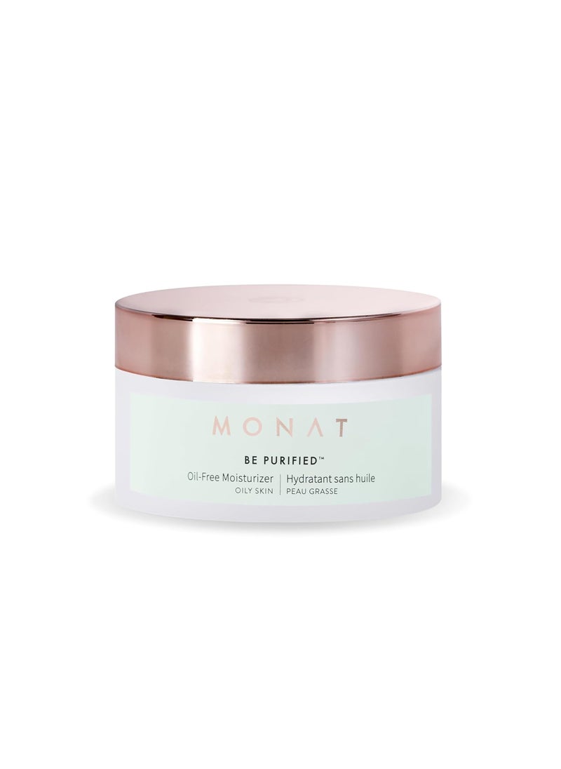 monat - MONAT BE PURIFIED OilFree Moisturizer  Pore Refining Moisturizer for Deep Hydration  Lightweight Daily Face Moisturizer  Vegan Skincare Infused with Botanicals for Revitalized Radiant Skin - Image 1
