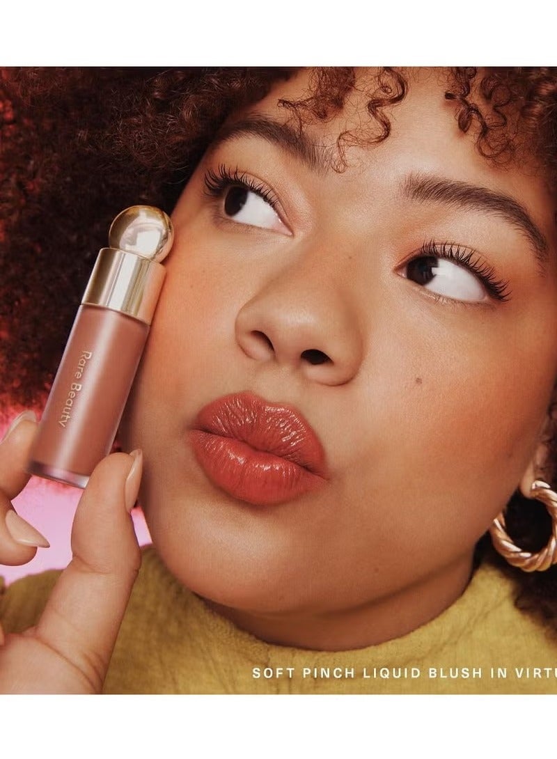 Rare Beauty Soft Pinch Liquid Blush – Virtue | Long-Lasting Dewy Finish - Image 4
