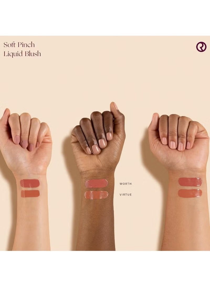 Rare Beauty Soft Pinch Liquid Blush – Virtue | Long-Lasting Dewy Finish - Image 3