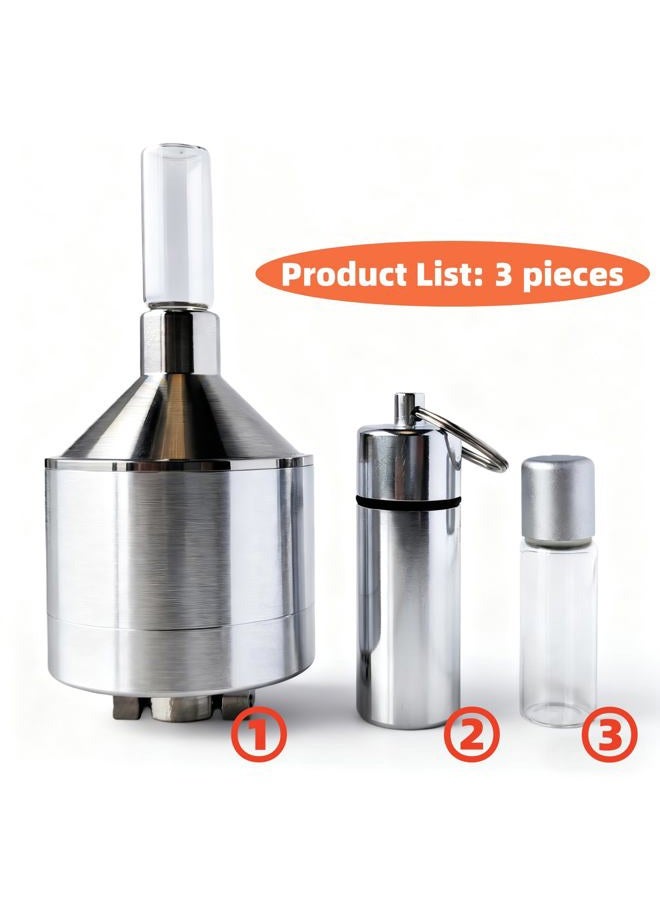 MuYuDaDi Spice Grinder【Silver】For Kitchen Use Only - Image 3