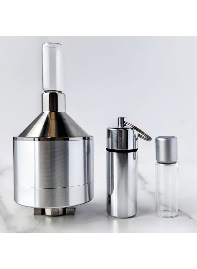 MuYuDaDi Spice Grinder【Silver】For Kitchen Use Only - Image 1