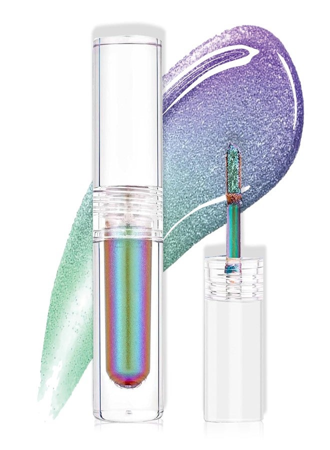 COLORCODE Chrome Liquid Eyeshadow, Multichrome Glitter with Holographic Shimmer Chameleon Color Shifting Eye Shadow, #001 Neo Amber - Image 1