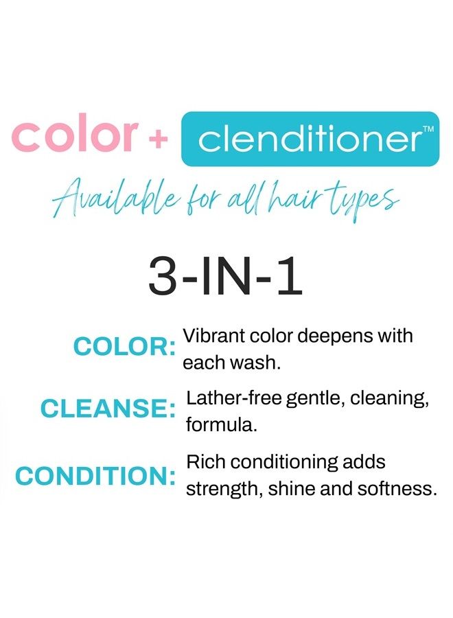 Keracolor Clenditioner LIGHT PINK Hair Dye - Semi Permanent Hair Color Depositing Conditioner, Cruelty-free, 33.8 Fl. Oz. - Image 3