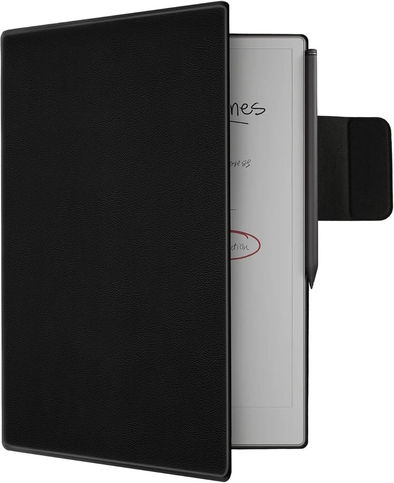 WALNEW Case for Remarkable Paper Pro, Slim, Lightweight Protective Case with Pen Holder, Auto Sleep/Wake Book Cover for Remarkable Paper Pro 11.8 Inch (2024 Released) (Black) - Image 1