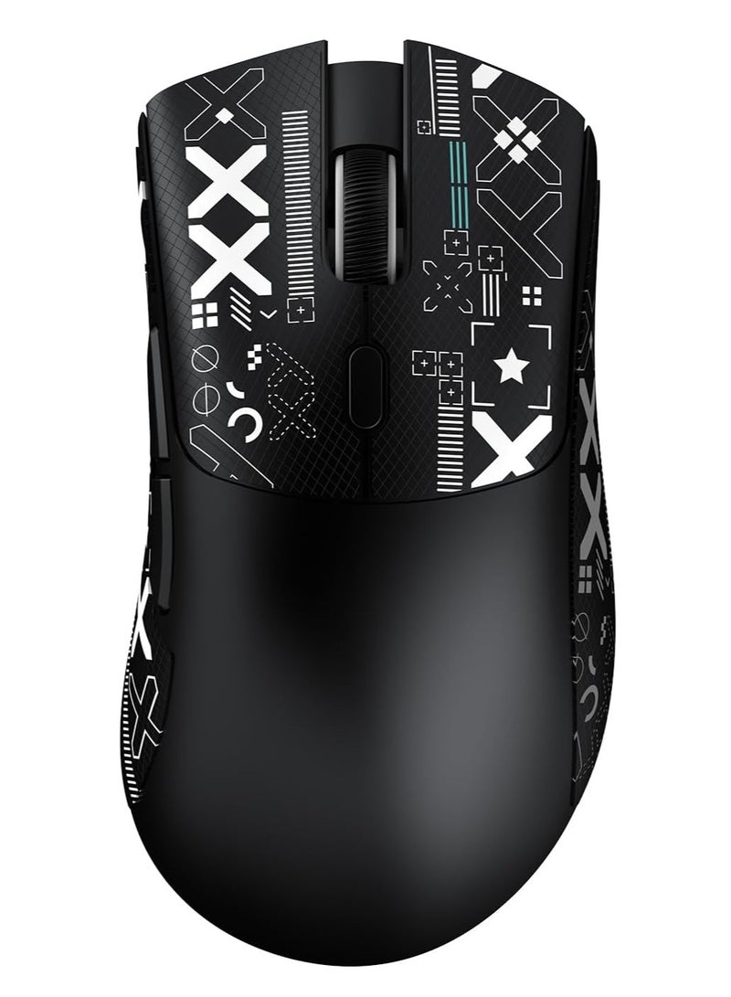 Attack Shark R1 59g Superlight Mouse with Ribbon, Wireless/Wired BT/2.4G Gaming Mouse, 6 DPI Adjustable up to 18000, 65 Hour Battery - Image 1