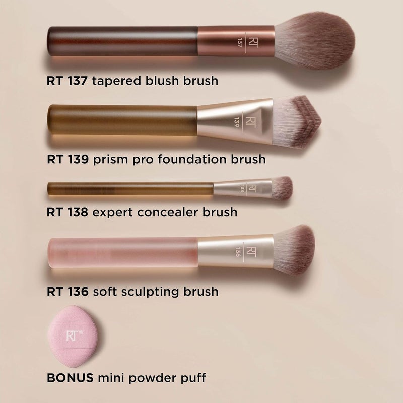 REAL TECHNIQUES New Nudes 2.0 Blurred Base Kit, 5 Piece Set - Image 2